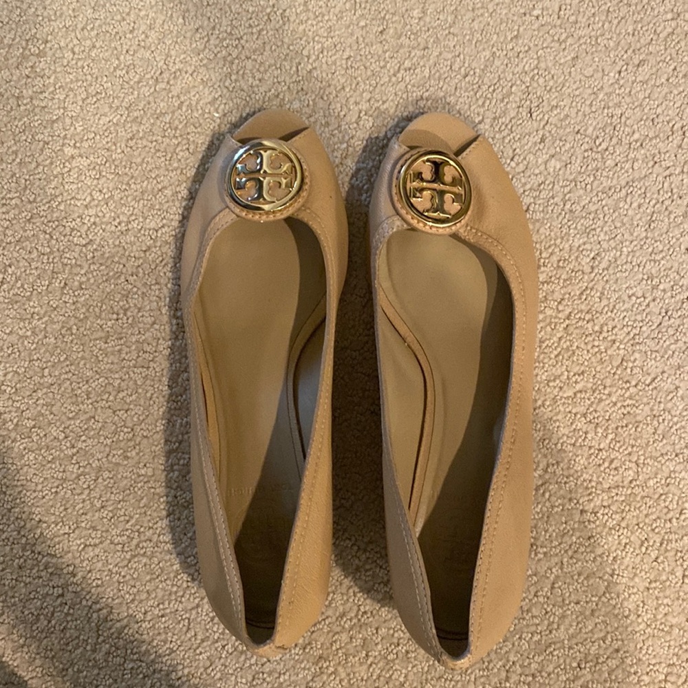 Tory Burch Peep Toe Wedge